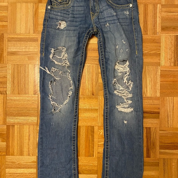 Distressed True Religion Jeans - Picture 1 of 4
